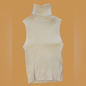 Zara Sleeveless Knit Turtleneck